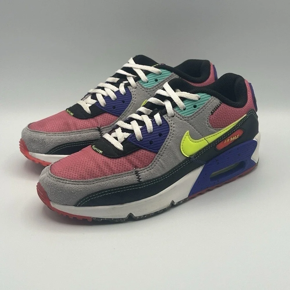 Nike Kids Air Max Sneakers - Pink, Gray, Black, Lime, Purple